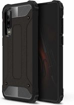 Ntech Huawei P30 Hybrid Armor Hoesje - Zwart