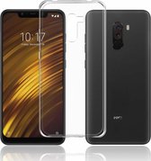 Ntech Xiaomi Pocophone F1 Transparant Hoesje / Crystal Clear TPU Case