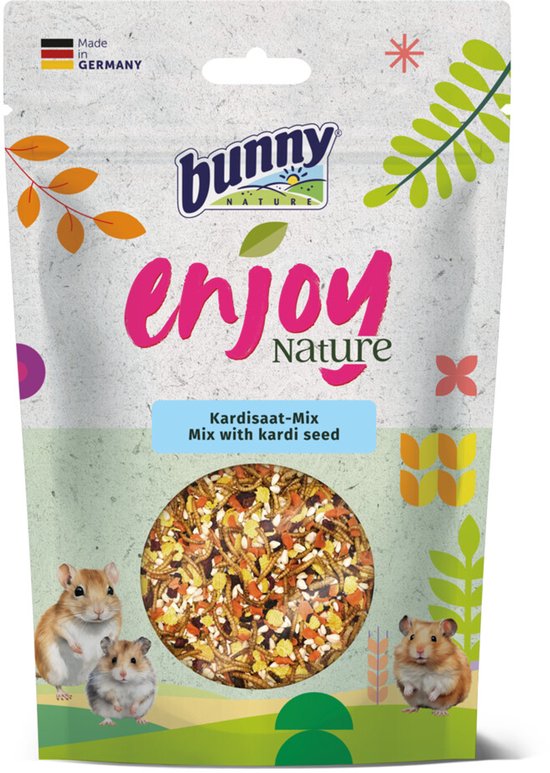 Bunny Nature Enjoy Nature Mix Kardi Seed - 6 x 120 gr - Voordeelverpakking