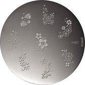 KONAD stempel sjabloon M82 BLOEMEN met 8 nagel figuurtjes.