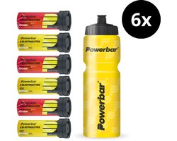 PowerBar PowerBar Electrolyte Tabletten 5 Electrolyte Tabs bidon 3x Lemon Tonic & 3x Pink Grapefruit (met cafeïne) - 3 stuks