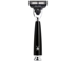 MÜHLE -Scheermes -Gillette Mach3 -Handvat kunsthars Zwart -Rytmo