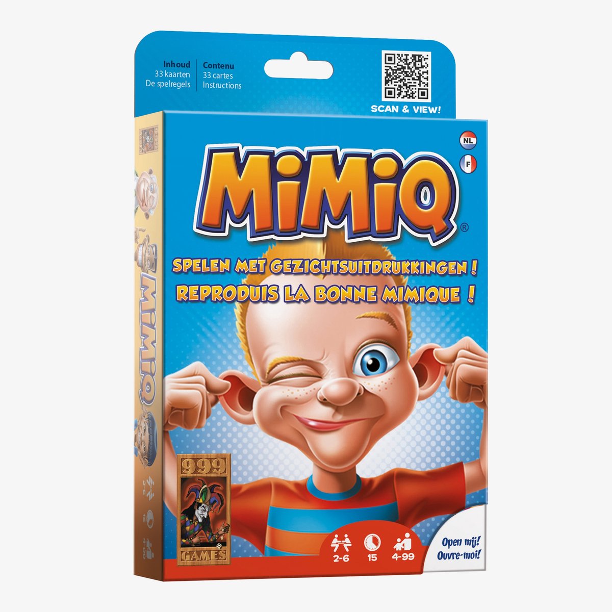 999 Games - Mimiq - Kinderspel - Hilarisch spel - Gezelschapsspel - Familiespel - bevat spelregels in NL en FR — afbeelding 7