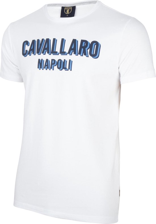Cavallaro Napoli T-shirt Wit/Blauw (1791004 - 10620) | bol.com