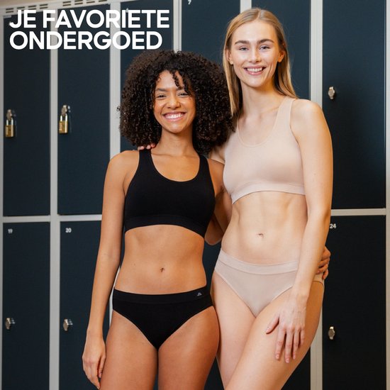 DANISH ENDURANCE Sous-vêtements en Cellulose de Bamboe - pour Femme - Zwart- XS/ S