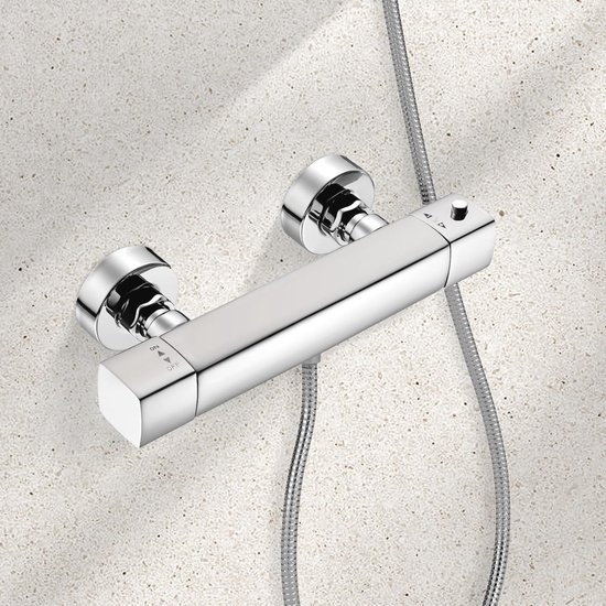 Mitigeur de douche Hansgrohe Ecostat E Coolcontact, Chrome X²O