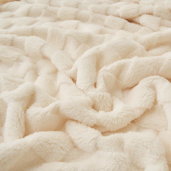 BEDSURE sherpa deken fleece microvezel voor bed en bank BEDSURE sherpa deken fleece microvezel voor bed en bank