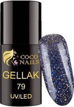 Coconails Gellak Glitter Blauw 5 ml (nr. 79)