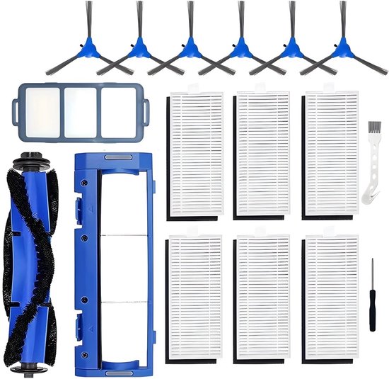 Kit de remplacement PolkaHome® pour aspirateurs robots – Compatible avec les Accessoires de vêtements pour bébé Eufy RoboVac 11S, 11S Slim, 12, 15C, 15T, 25C, 30, 30C et 35C