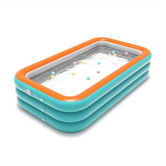 Opzetzwembad opblaasbaar PVC rond blauw 240x63 cm, excl. toebehoren kopen