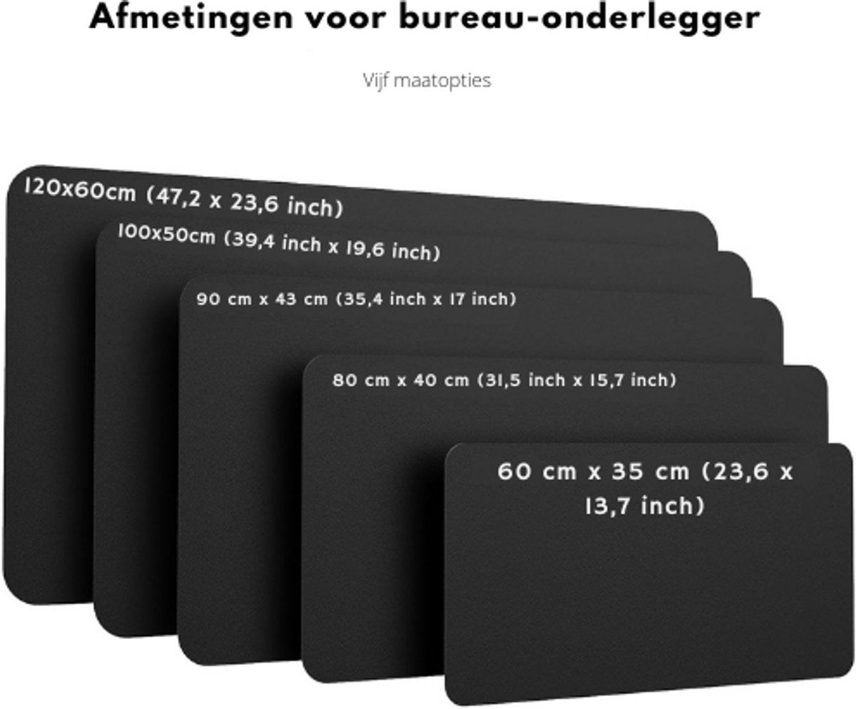 Lederen bureauonderlegger, muismat, bureaumat, antislip PU-lederen bureaublotter, laptopbureauonderlegger, waterdicht bureauschrijfblok voor kantoor en thuis (80 x 39,9 cm, Lemon Chorme