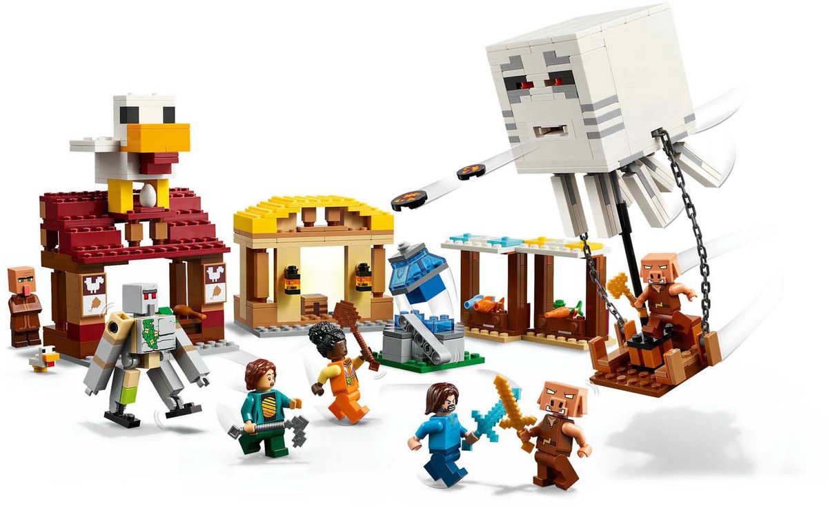 LEGO Minecraft De Ghast-Ballon Aanval op het dorp - 21273 — afbeelding 24