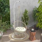 Outsunny Gartenstuhlauflage Polyester Beige