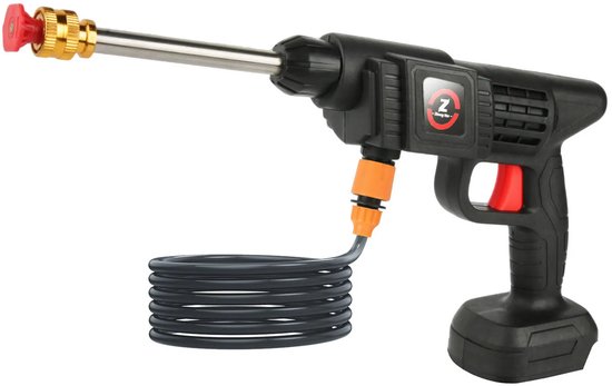 Betaalbare Goederen® Hogedrukreiniger - 2 accu's - 50bar - Geel - Wash - Auto - Straat - Caravan - 50 bar - hogedrukreiniger accu - Hoge Druk Reiniger - hogedrukreinigers