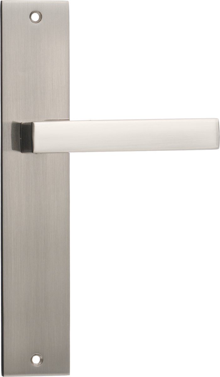 Ostiumhome® - Deurbeslag- Deurklink op schild - RVS Zilver- Grado