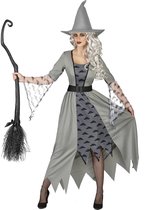 LUCIDA - Grijs heksen kostuum voor vrouwen - L