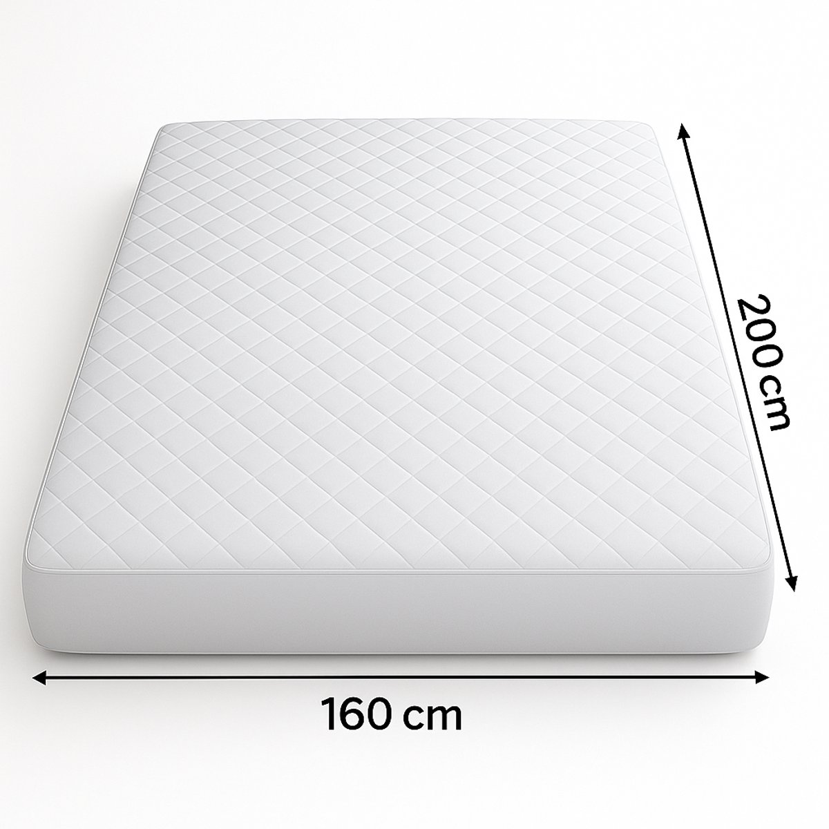 Decoware Waterdichte Matrasbeschermer – 160x200 cm – Ademend & Anti-Allergisch – Beschermt tegen Vlekken en Huisstofmijt