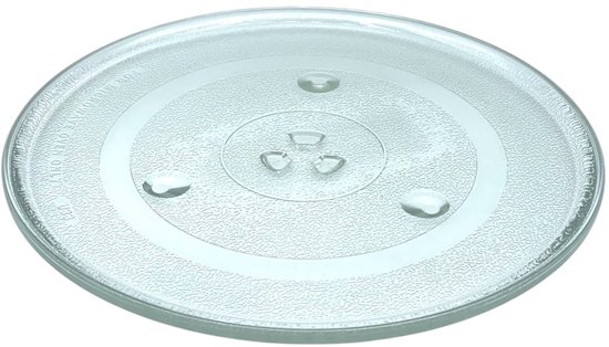 Fixem® draaiplateau 31.5cm glasplaat geschikt voor magnetron/oven LET OP DE MAAT VAN 3 inkepingen voor aandrijving - 1 Stuks kopen - beste keuze voor whirlpool crisp plaat