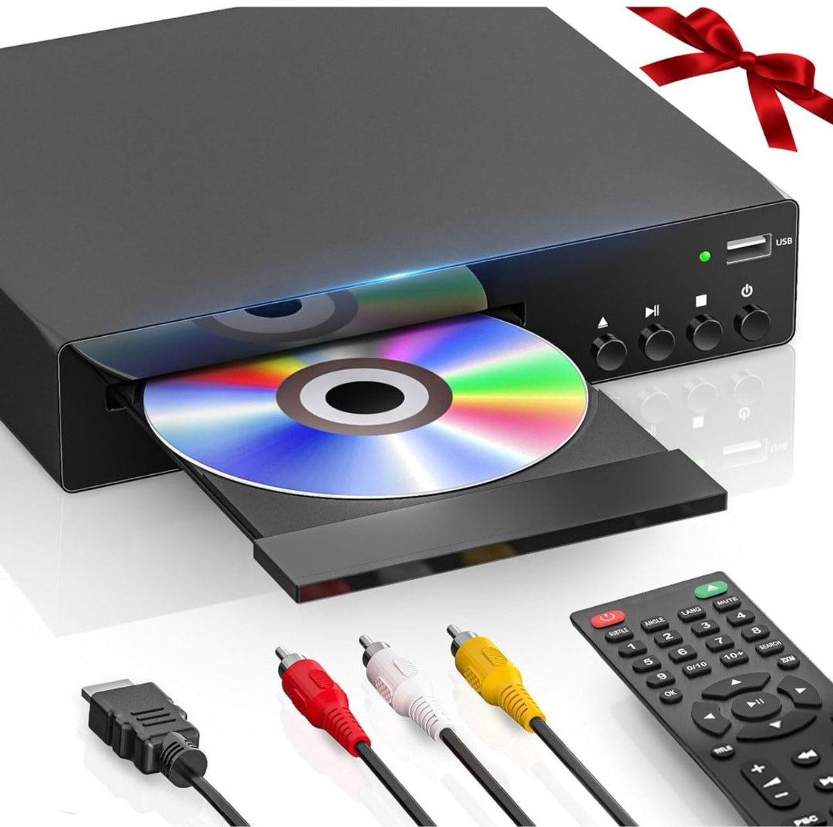 CRLYN® DVD Speler met HDMI - Externe DVD Speler - Zwart