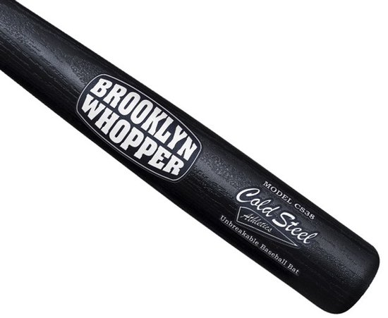 Batte de baseball XL incassable The Beast Extra longue 97 cm en plastique Baseball Zwart
