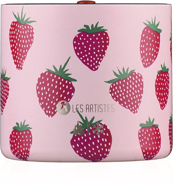 Les Artistes Paris Lunchbox 700ml - geïsoleerd ventilatie opening - Strawberry - LP-A4344