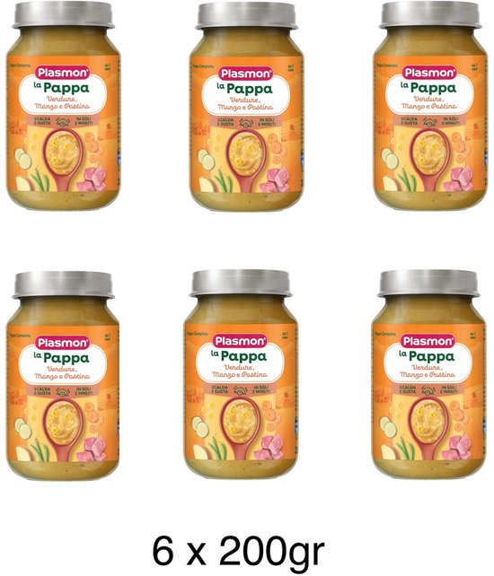 Babyvoeding PLASMON Gehomogeniseerde Complete Voeding Met Groenten babyvoeding-plasmon-gehomogeniseerde-complete-voeding-met-groenten