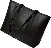 Nivard Handtas Dames - Schoudertas - School - Shopper - Schooltas - Werktas - Zwart