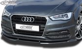 RDX Racedesign Voorspoiler Vario-X passend voor Audi A3 8V Sportback/Sedan/Cabrio S-Line/S3 2013- (PU)
