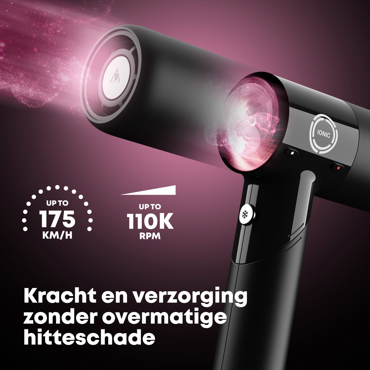 Revamp Professional DR6500 Fohn Met Diffuser - Haardroger - afbeelding 2