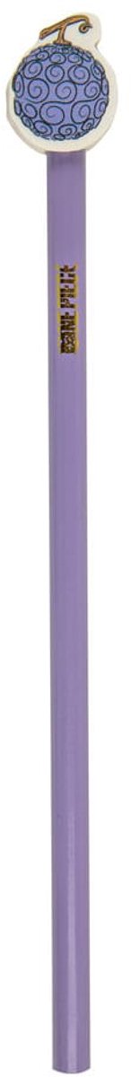 Cinereplicas One Piece Pencils met Eraser Topper Gum-gum Fruit Stationery