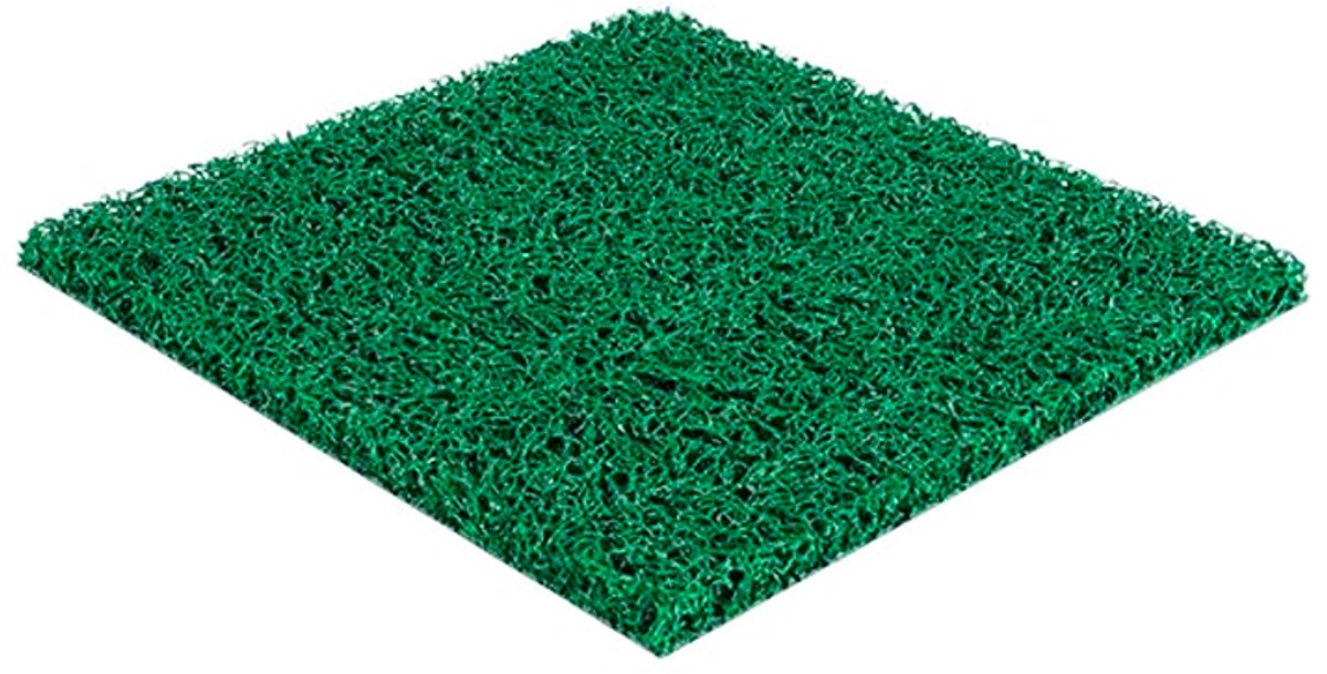 Rubbermagazijn Deurmat antislip - Spaghettimat - groen - 200x120cm - Dikte 15 mm - Entreemat - schoonloopmat