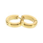 Boucle d'oreille Kalli en Goud inoxydable 1830 or 12 mm