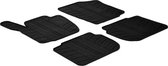 Gledring Rubbermatten passend voor Skoda Rapid 5 deurs 2012- & Seat Toledo 5 deurs 2013-(T profiel 4-delig + montageclips)