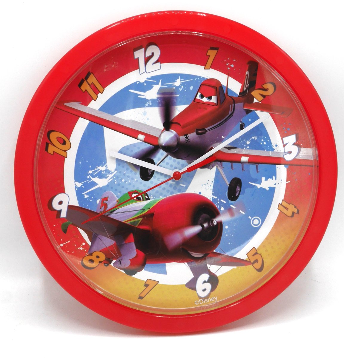 Disney planes Wandklok 24 cm doorsnee