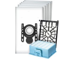 10x Dparts G-ALL stofzuigerzakken - 1 HEPA filter - 1 motorfilter - geschikt voor Bosch Move On en Serie 6 stofzuiger - MoveOn - nr. 00579421 - 00576833 - BBZ41FGALL