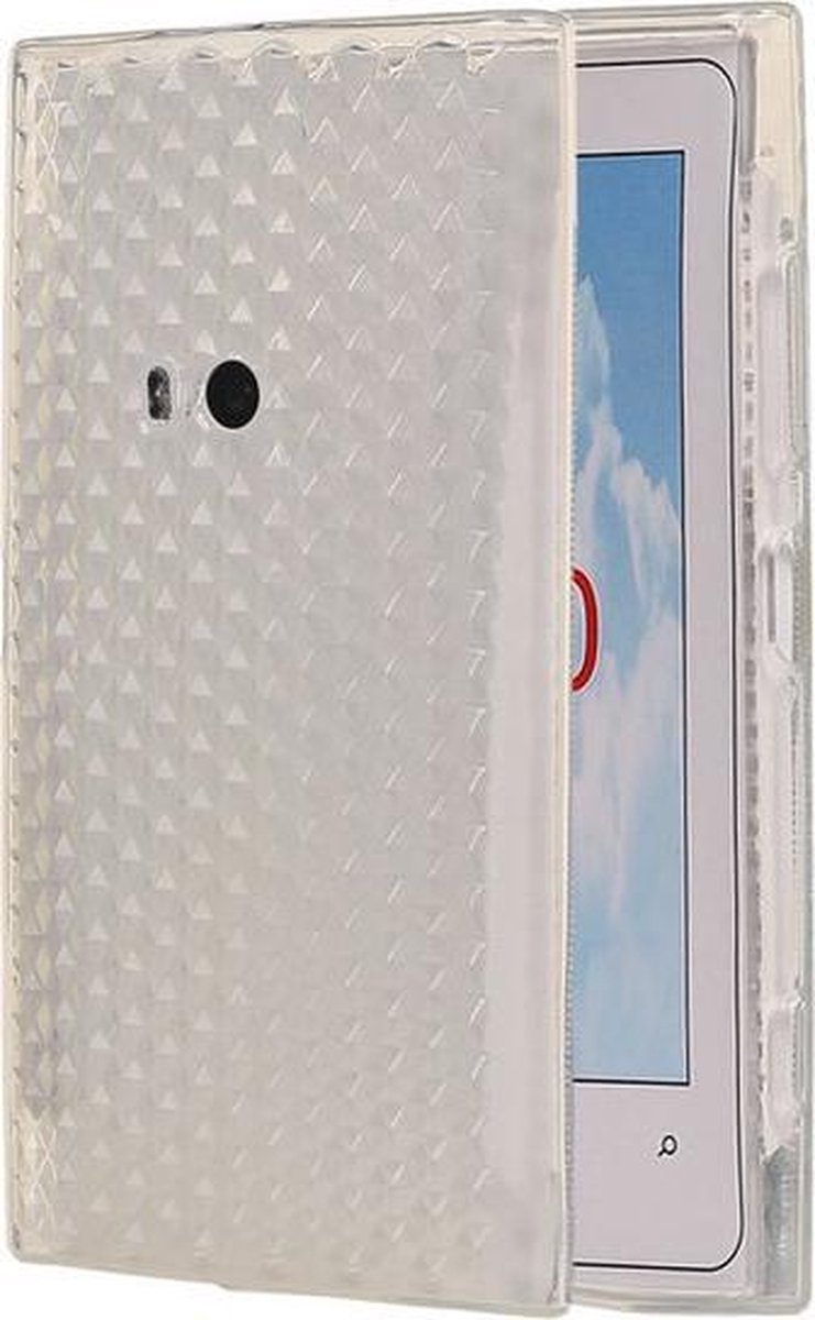 BestCases.nl Nokia Lumia 920 Diamant TPU back case hoesje Wit