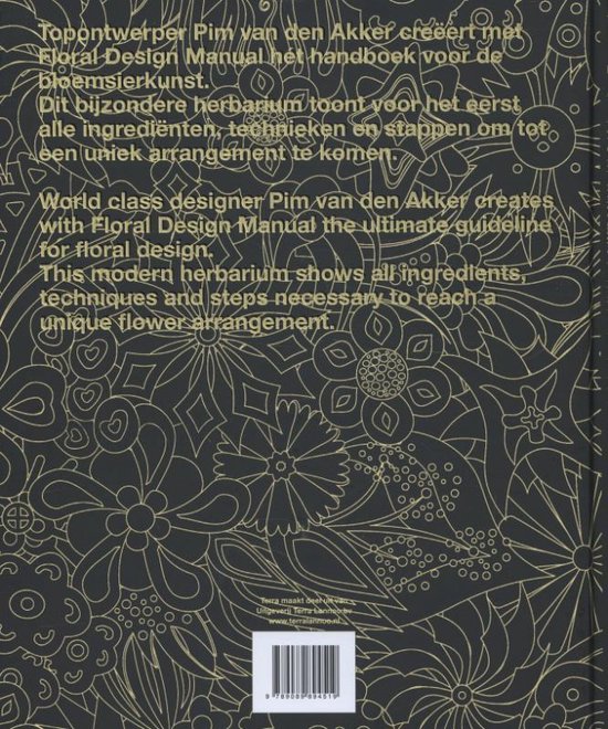 Floral Design Manual, Pim van den Akker | 9789089894519 | Boeken