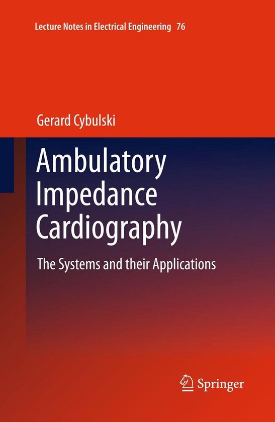 Foto: Lecture notes in electrical engineering 76 ambulatory impedance cardiography