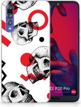 Huawei P20 Pro TPU Hoesje Skulls