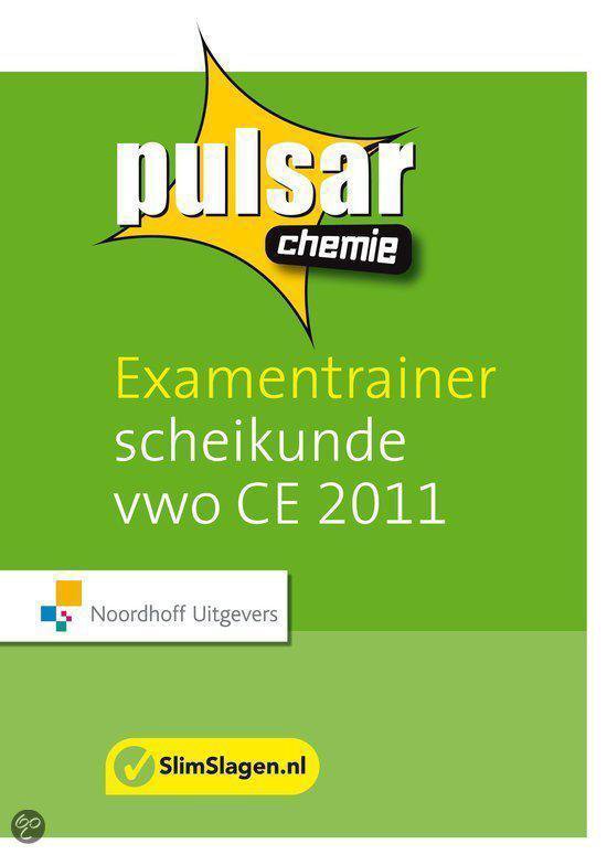 Cover van het boek 'Pulsar-Chemie Examentrainer  / Vwo scheikunde CE 2011 / druk 1'