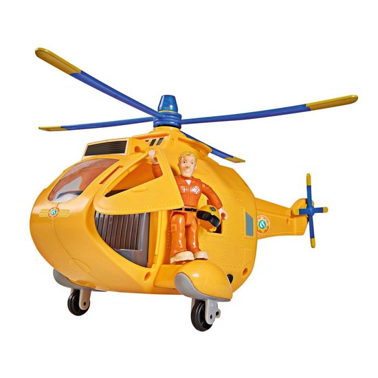 Brandweerman Sam Helicopter Wallaby - Speelfigurenset - vanaf 3 jaar - Simba
