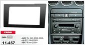 2-DIN AUDI A4 (B6) 2000-2006, A4 (B7) 2004-2009 / SEAT Exeo 2009-2013 inbouwpaneel Audiovolt 11-457