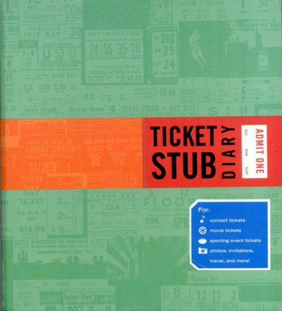 Ticket Stub Diary, Eric Epstein 9781452114224 Boeken bol