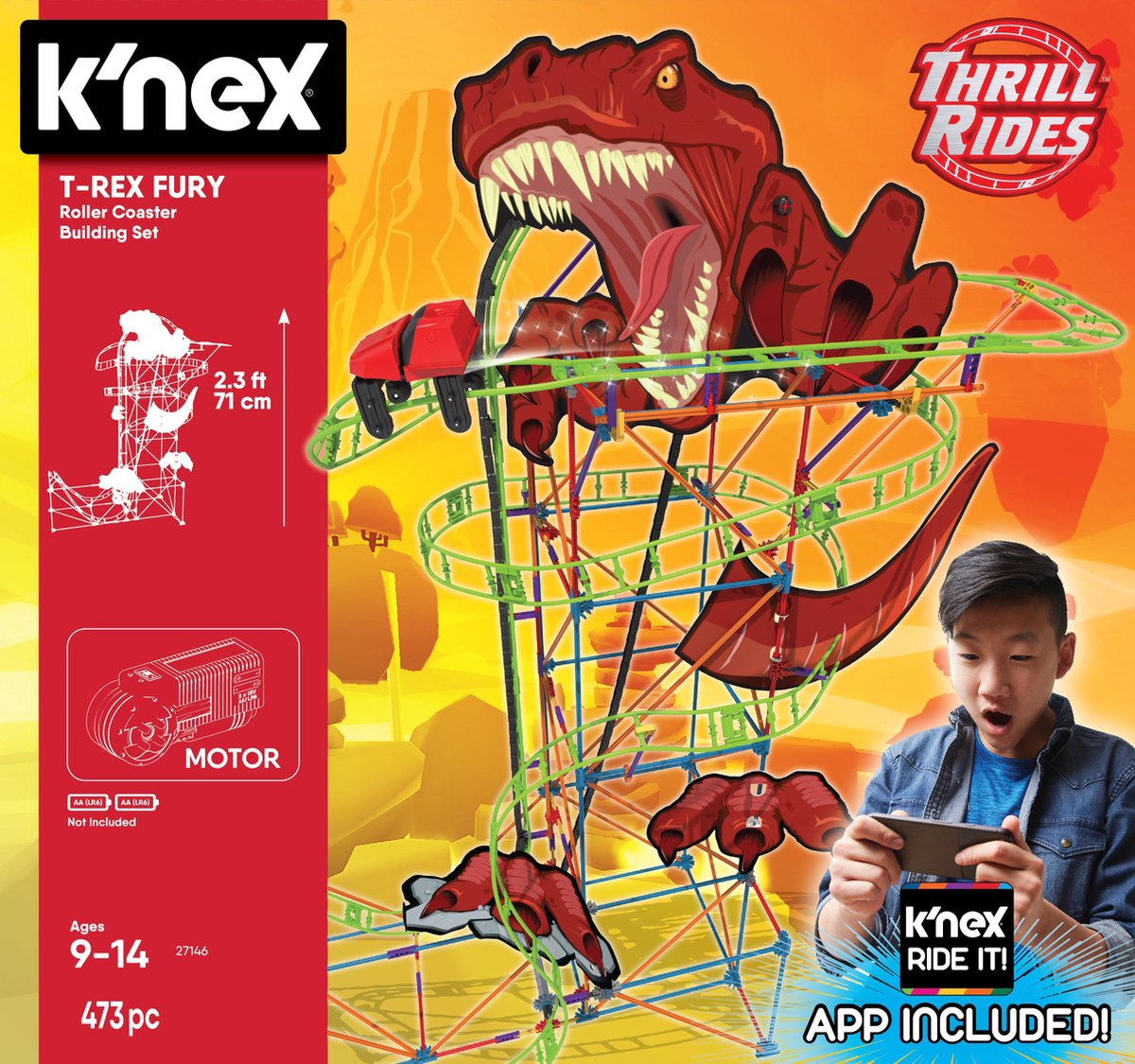 Knex dinosaur cheap drop