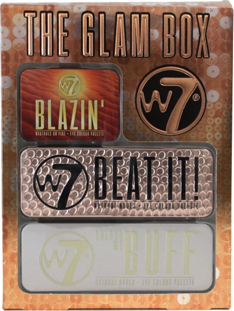 W7 The Glam Box Eyeshadow Cadeauset