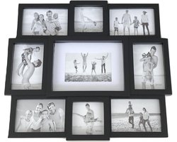 Oneerlijkheid huwelijk volgens Collage-fotolijst (9 foto's) - zwart | bol.com