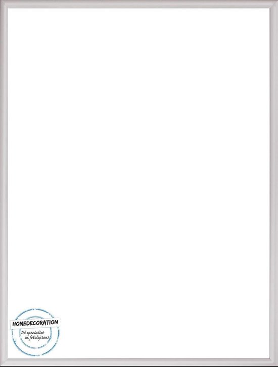 Homedecoration Almelo - Cadre photo - Format photo - 56 x 74 cm - Argent mat