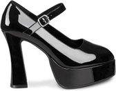"Zwarte dames schoenen - Verkleedattribuut"