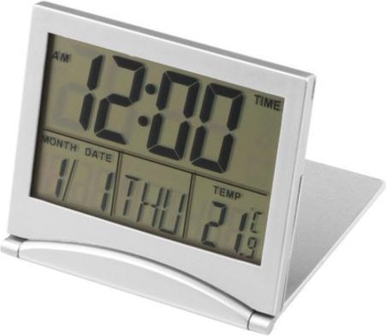 Digitale Klok Kalender - Compacte Alarmklok met Kalender en Temperatuur  meter voor... | bol.com