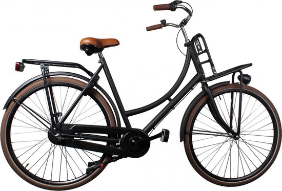Avalon Pic-up - Fiets - Vrouwen - Matzwart - 57 cm | bol.com
